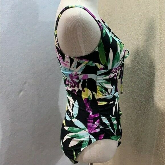 Tropical One Piece Swimsuit Size Small NWT - Picture 5 of 10